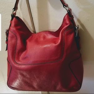 Michael Kors Merlot Leather Handbag w/Chrome H.W.!